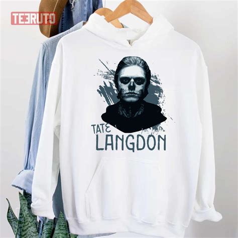 Evan Peter As Tate Langdon Tattoo Unisex Hoodie - Teeruto