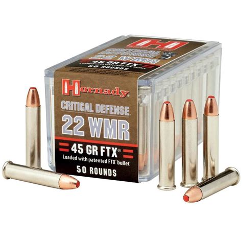 Hornady Rimfire Ammunition Critical Defense .22 Winchester Magnum ...