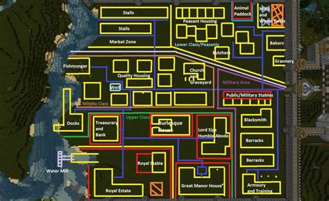 Minecraft Medieval Village Blueprints