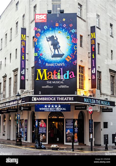 The musical Matilda at the Cambridge Theatre, Earlham Street, London ...