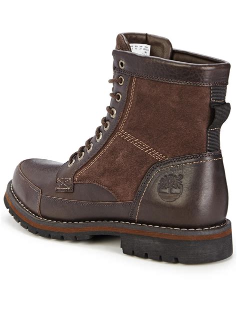 Timberland Larchmont 6 Inch Boots in Brown for Men (dark_brown) | Lyst