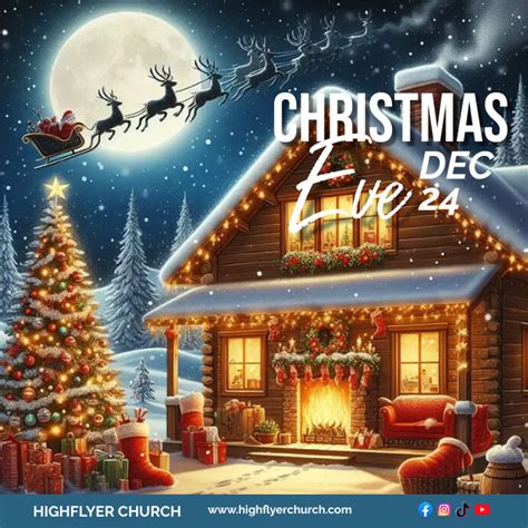 Christmas Eve Banner Design Template | PosterMyWall