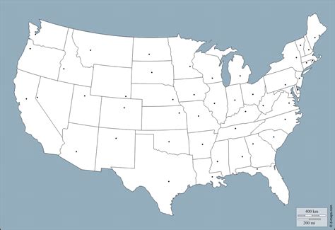 United States of America (USA) : free map, free blank map, free outline ...