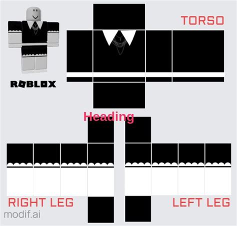 Roblox Avatar Black Suit