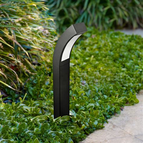 Curved Black Low Voltage LED Landscape Path Light | Led landscape ...