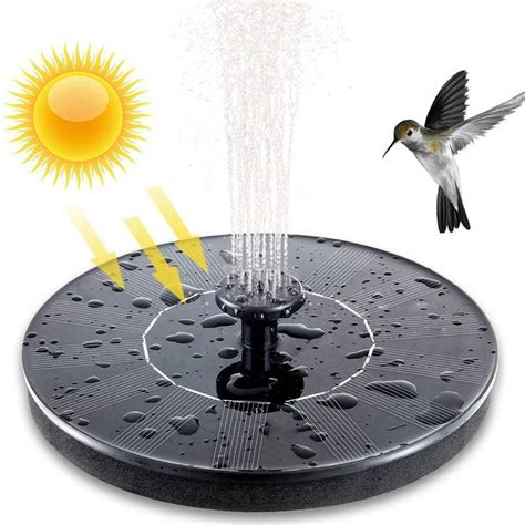 Solar Powered Bird Bath Water Fountain – Chyhua