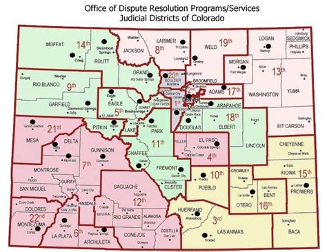 Judicial District Map