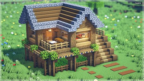 ⚒️ Minecraft | How To Build a Simple Survival House | Starter House 🏡 ...