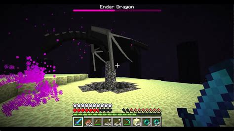 Minecraft 1.9 Ender Dragon Fight - YouTube