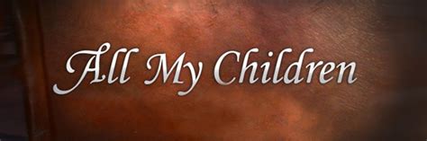 ALL MY CHILDREN #1 - Welcome Back To Pine Valley - All My Children (AMC ...