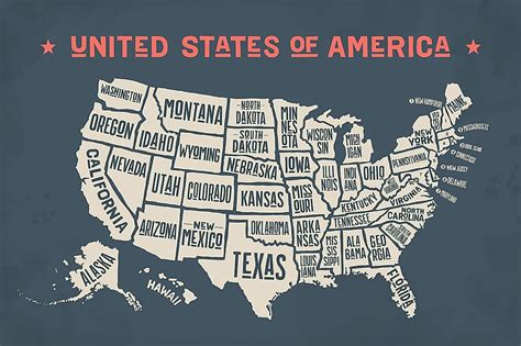 How Many States Are In The US? - WorldAtlas.com