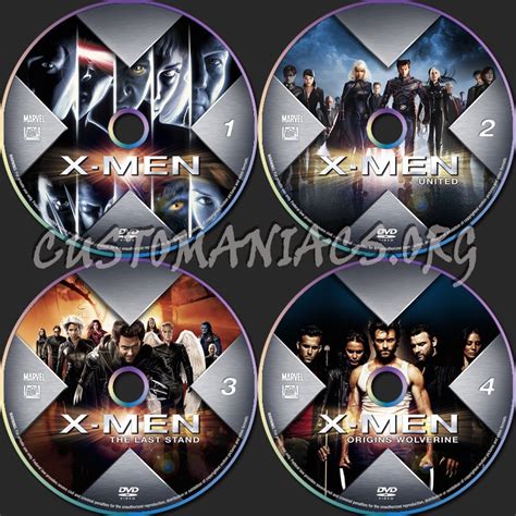 X-Men 1-4 dvd label - DVD Covers & Labels by Customaniacs, id: 71607 ...