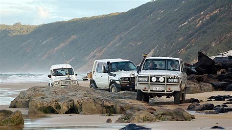 Rainbow Beach tyre pumps canned | The Courier Mail