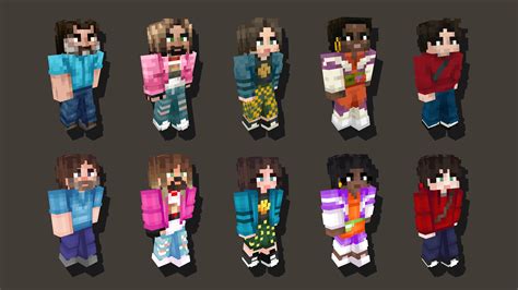 Minecraft Movie Skin Pack