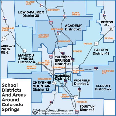 Colorado Springs School Distict Map | Colorado springs, School district ...