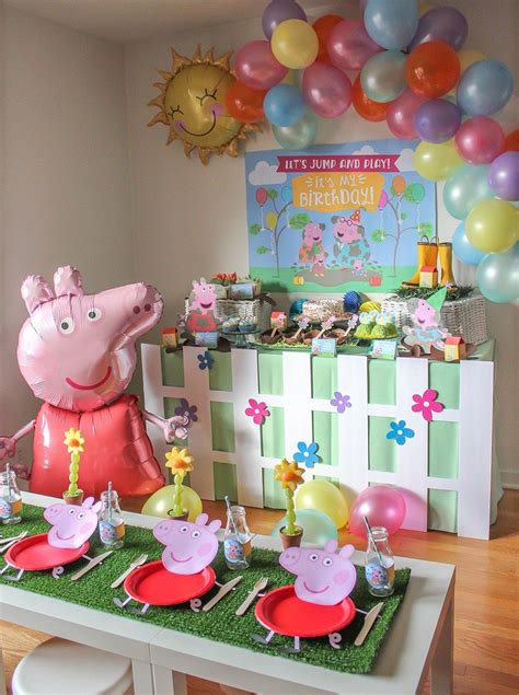 Peppa pig party – Artofit