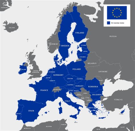 EU map after Brexit - Maproom