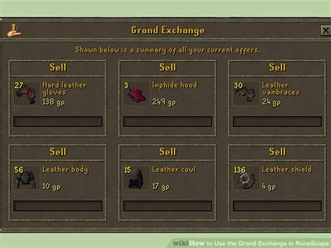 How to Use the Grand Exchange in RuneScape: 9 Steps