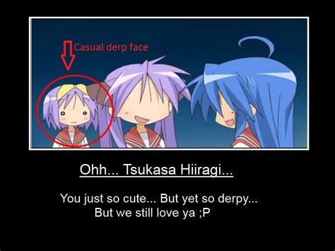 Ohh Tsukasa... Lucky Star Meme by PiggiePotato on DeviantArt