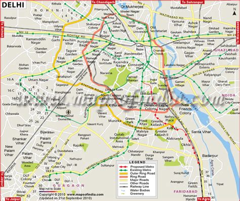 Delhi Cantt. Location Map, Where is Delhi Cantt.