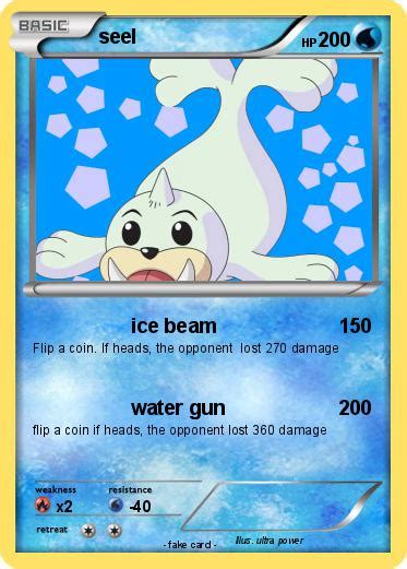 Pokémon seel 24 24 - ice beam - My Pokemon Card