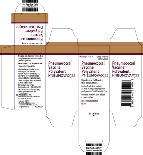 Pneumovax 23 Information, Side Effects, Warnings and Recalls