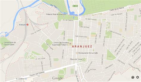 Map of Aranjuez