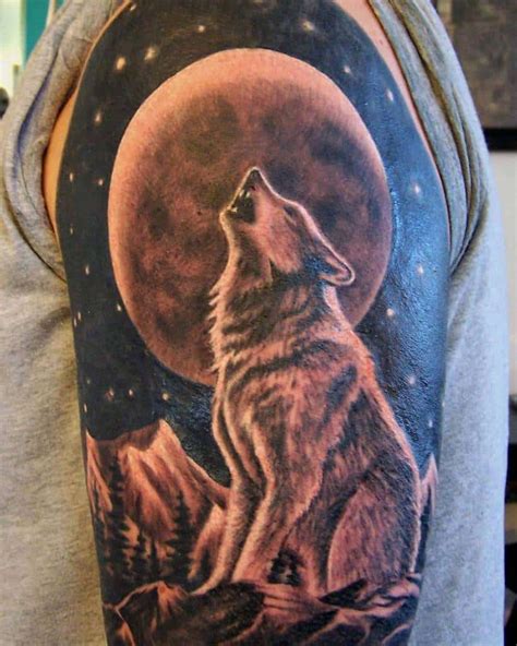 Top 71 Best Howling Wolf Tattoo Ideas - [2021 Inspiration Guide]