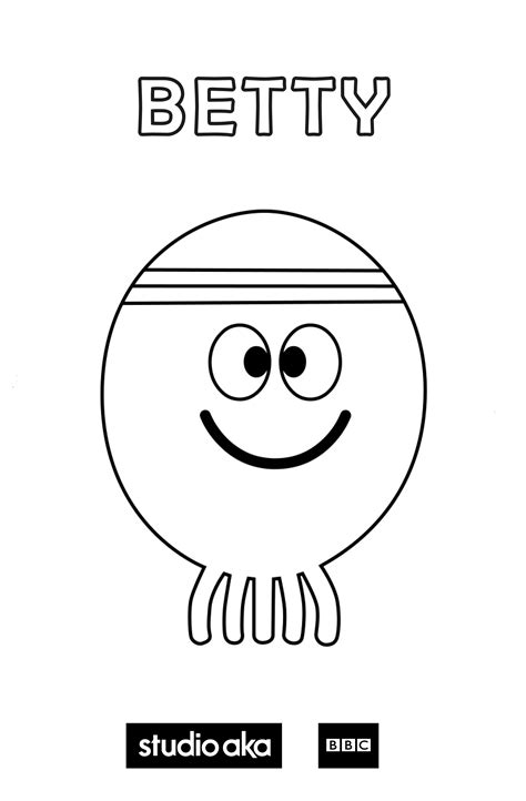 Hey Duggee Coloring Pages Betty