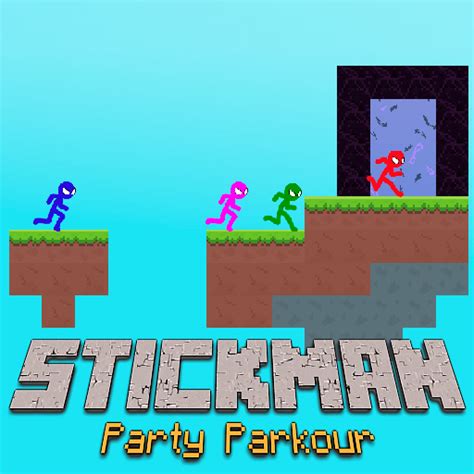 Stickman Party Parkour | Play Now Online for Free