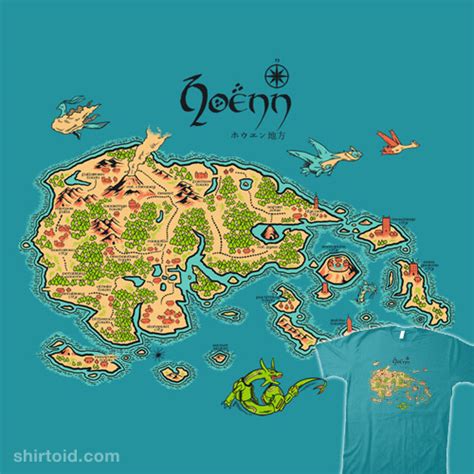 Hoenn Map | Shirtoid