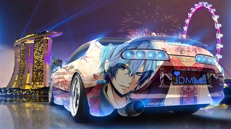 Anime Car Desktop Wallpapers - Wallpaper Cave