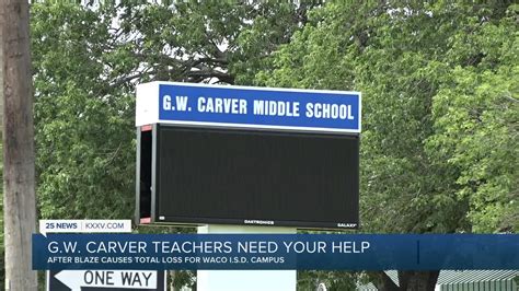 G.W. Carver Middle School teachers in need of classroom supplies after fire