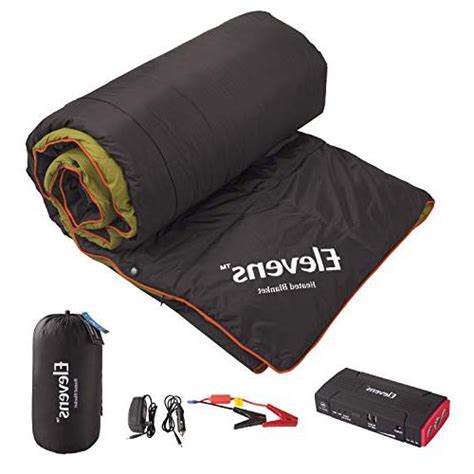 Elevens 3-in-1 Battery Powered Heated Blanket for 4-Seas