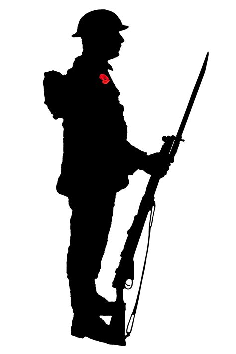 A Soldier | Soldier silhouette, Remembrance day poppy, Remembrance day art