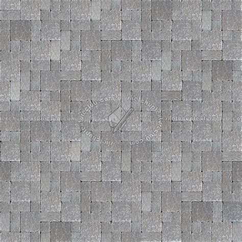 Pavers stone mixed size texture seamless 06138