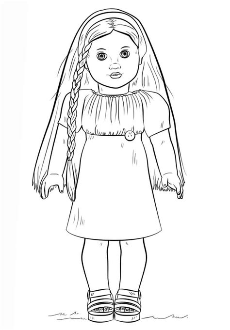 American Girl Doll Julie Coloring Page - Free Printable Coloring Pages ...