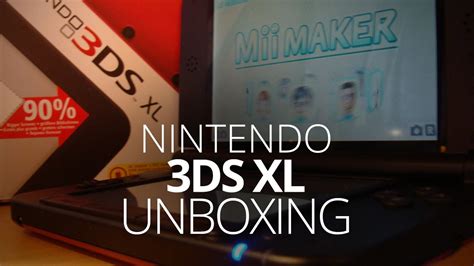 Nintendo 3DS XL Unboxing - YouTube