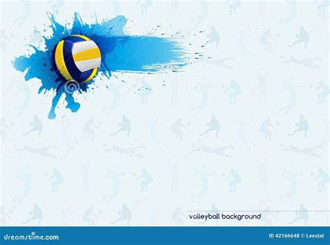 Volleyball Powerpoint Background Delicate Colors | jobs.management ...