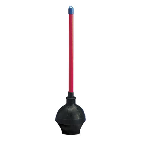 Industrial Toilet Plunger, 18", Red/Black | Plungers | Janitorial ...