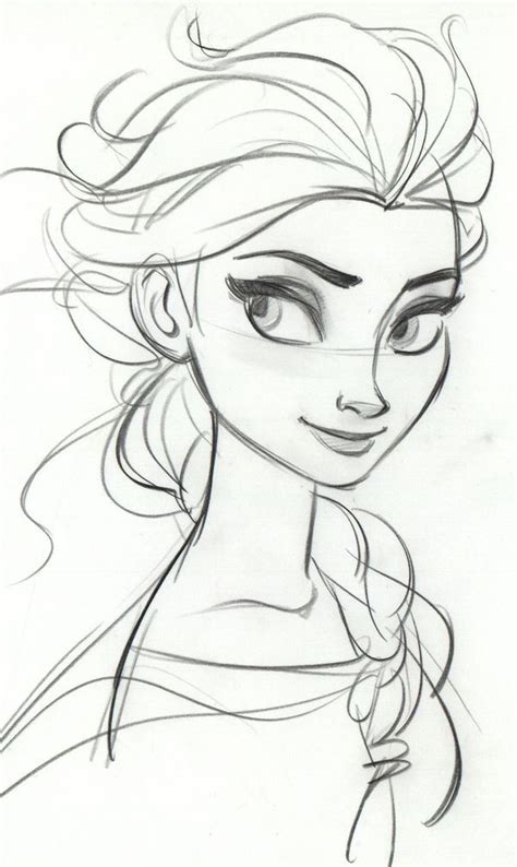 Pin by AKASH SUNWANI on Frozen | Disney character drawings, Sketches ...