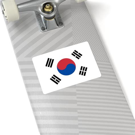 South Korea Flag Sticker for Windows Lunch Boxes Laptops - Etsy