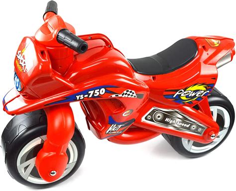 Jimmy's Toys Toddlers Red Motorcycle Foot-to-Floor Ride-On - Walmart.com