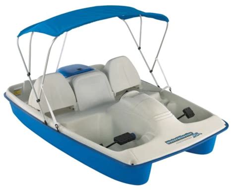 Sun Dolphin Water Wheeler ASL Electric Pedal Boat, 2-Person, 7.8-ft ...