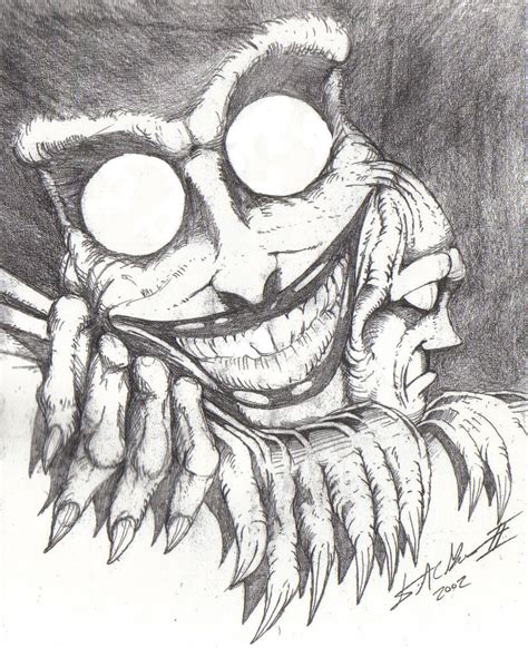 Scary Monster Drawing at GetDrawings | Free download