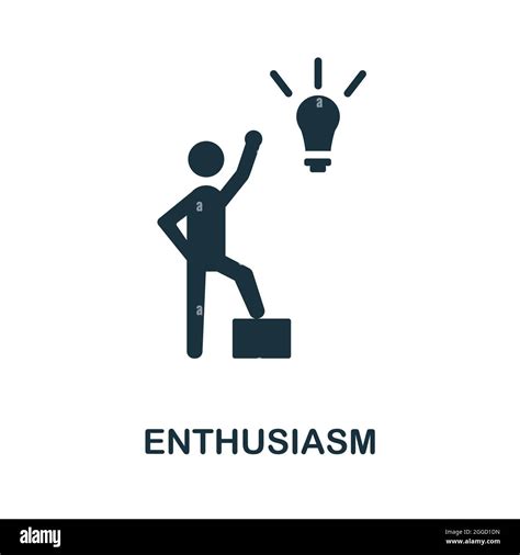 Enthusiasm flat icon. Colored sign from positive attitude collection ...