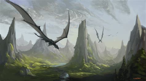 #4k dragon hd wallpaper (4800x2700) Fantasy Art Landscapes, Fantasy ...