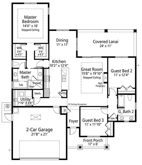 Deer Park - Mountain Home Plans from Mountain House Plans