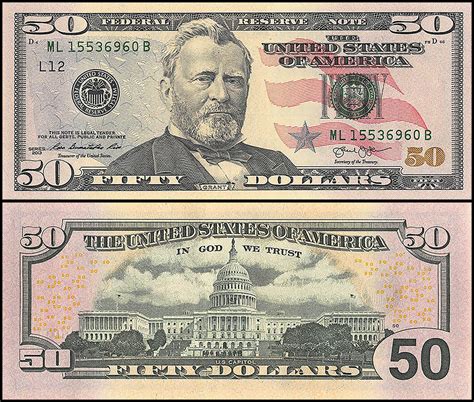 Banknote World Educational > United States > United States 50 Dollars ...