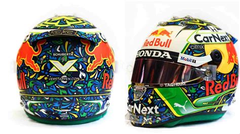 Max Verstappen to Don Stunning Special Helmet for 2021 Brazilian Grand Prix